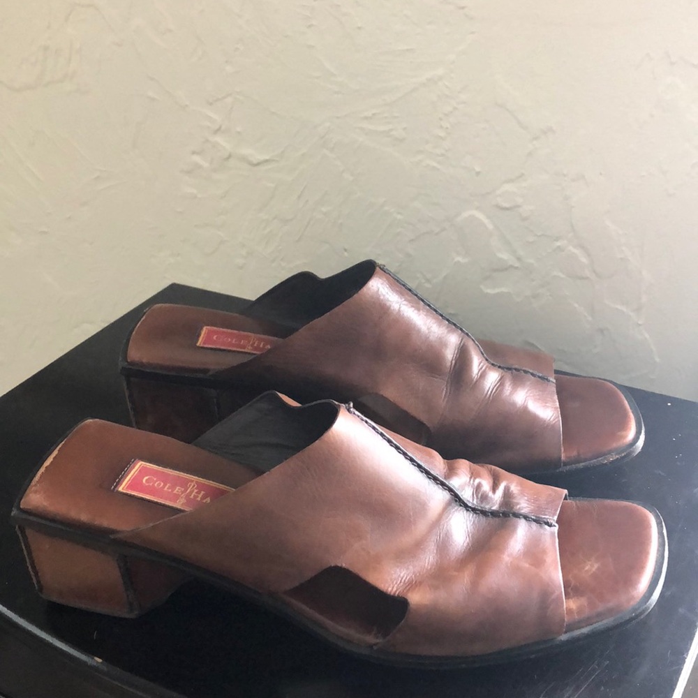Cole Haan brown Inez luggage memory flex studio pumps size 9.5B